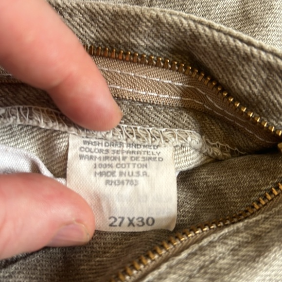 Vintage women’s Lee jeans 27x30 made in the USA! - Picture 6 of 7